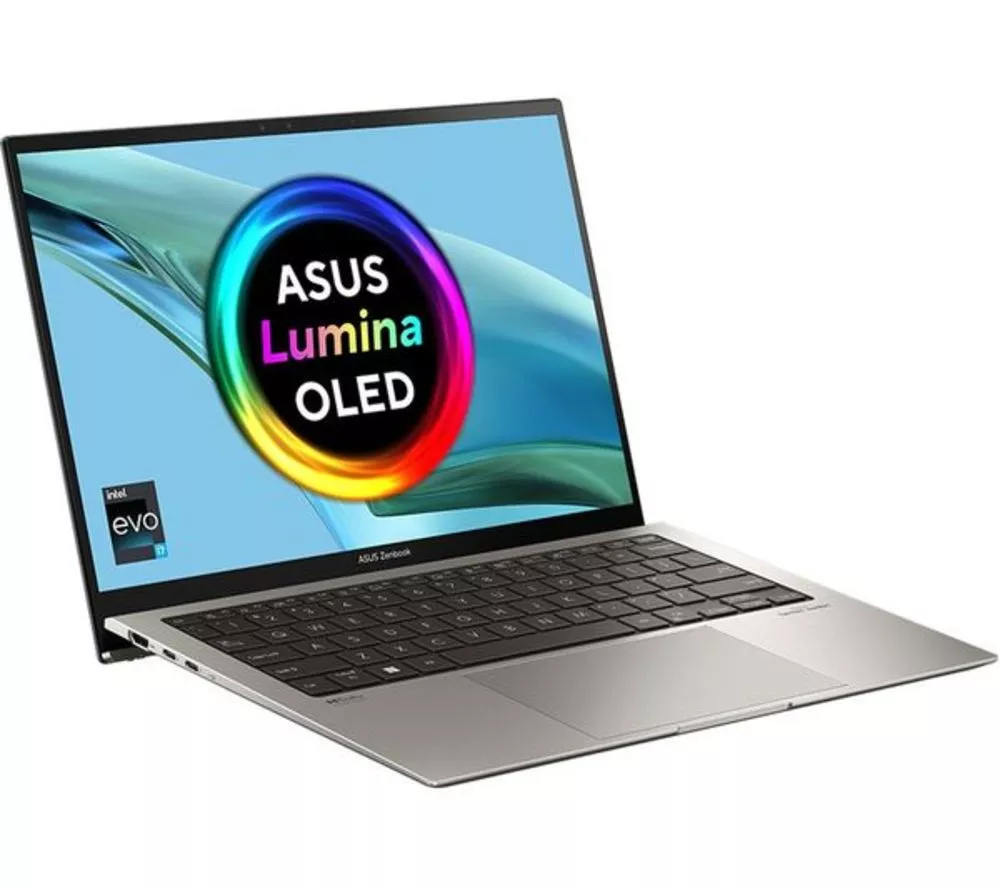 ASUS Zenbook S 13 OLED 13.3" Refurbished Laptop – Intel® Core™ i7, 1 TB SSD, Grey (Excellent Condition)