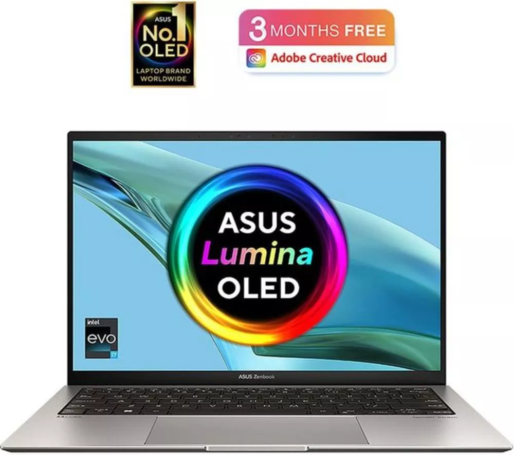 ASUS Zenbook S 13 OLED 13.3" Refurbished Laptop – Intel® Core™ i7, 1 TB SSD, Grey (Excellent Condition)
