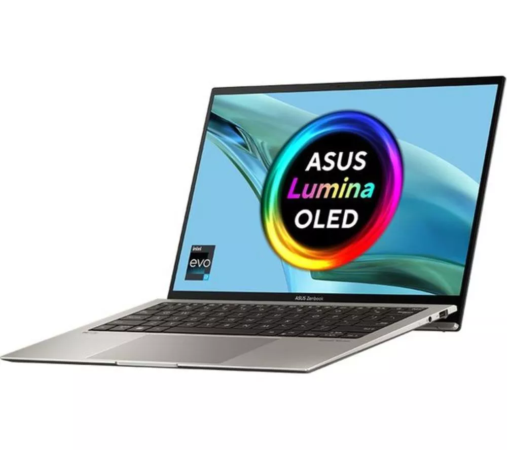 ASUS Zenbook S 13 OLED 13.3" Refurbished Laptop – Intel® Core™ i7, 1 TB SSD, Grey (Excellent Condition)