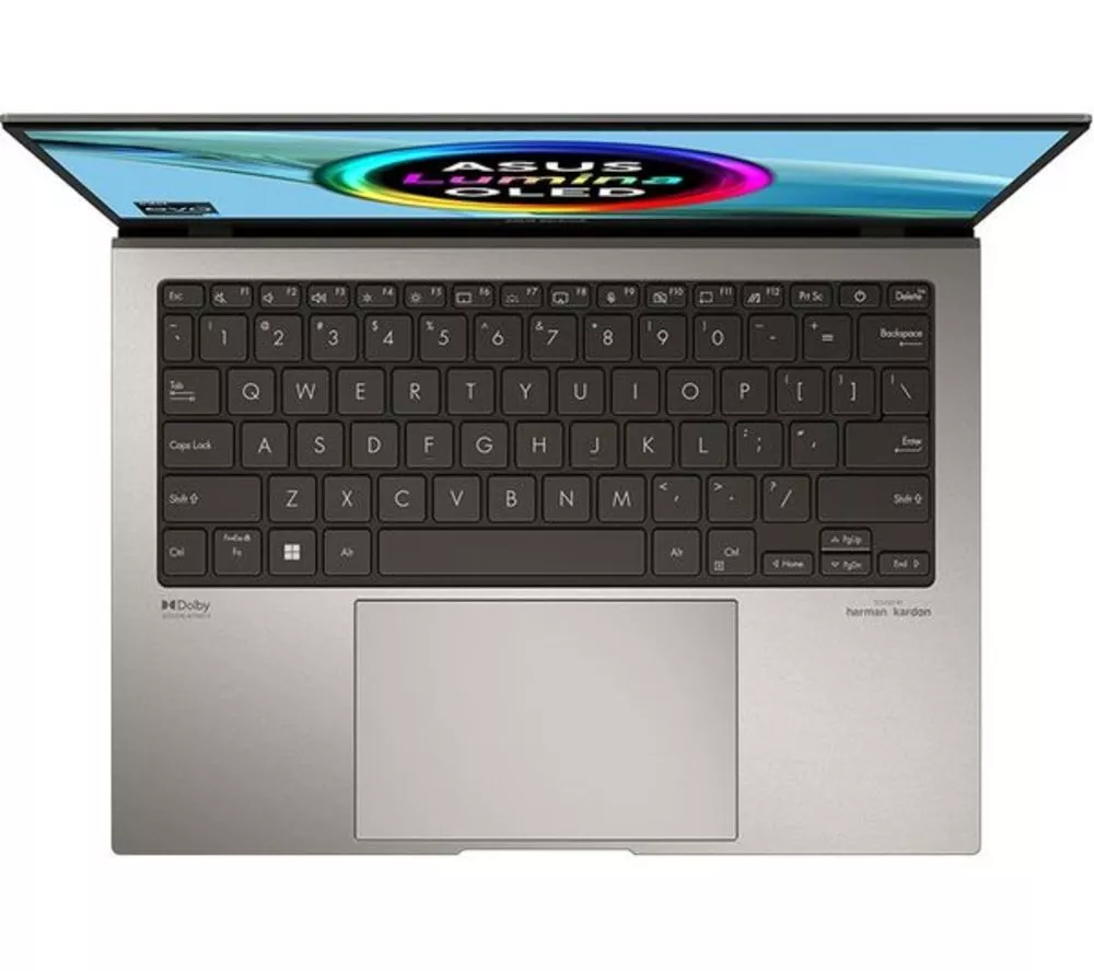 ASUS Zenbook S 13 OLED 13.3" Refurbished Laptop – Intel® Core™ i7, 1 TB SSD, Grey (Excellent Condition)