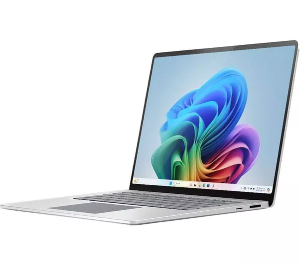 MICROSOFT 15" Refurbished Surface Laptop, Copilot+ PC - Snapdragon X Elite, 256 GB SSD, Platinum (Very Good Condition)
