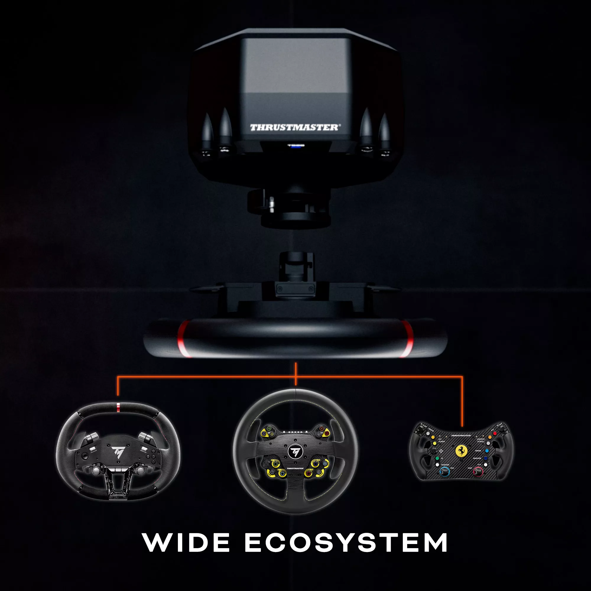 THRUSTMASTER T598 Direct Axial Drive Force Feedback Racing Wheel and Pedals for PlayStation & PC - Black