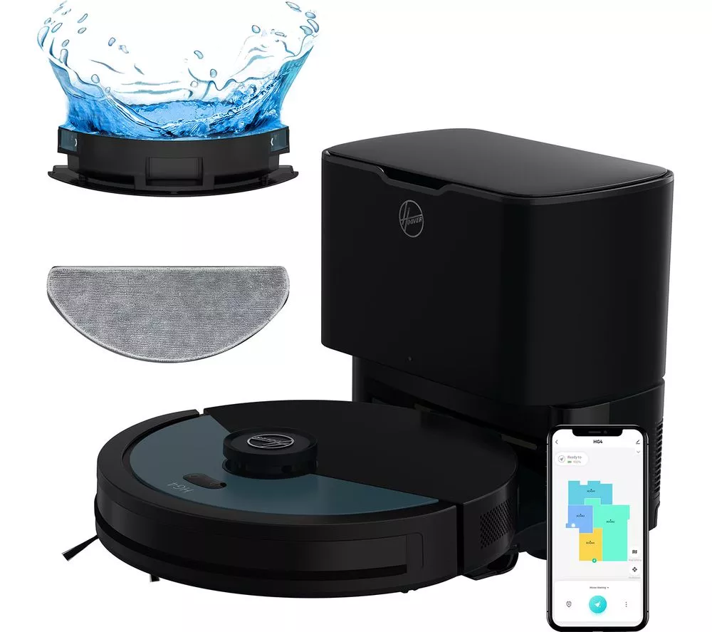 HOOVER HG4 Hydro Pro Robot Vacuum Cleaner - Blue & Black
