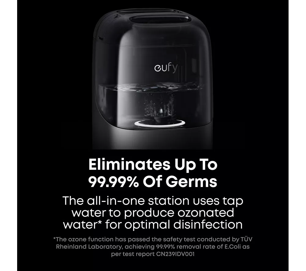 EUFY Omni S1 Pro Robot Vacuum Cleaner & All-in-One Station - Black