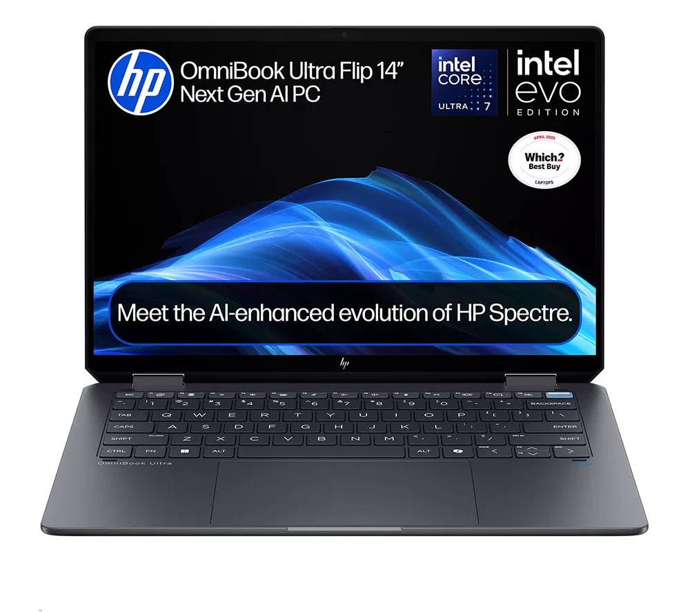 HP OmniBook Ultra Flip 14" 2 in 1 Laptop - Intel® Core™ Ultra 7, 2 TB SSD, Grey