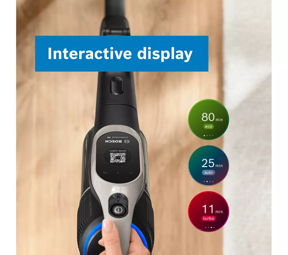BOSCH Unlimited 10 BBS1041GGB Cordless Vacuum Cleaner - Greige