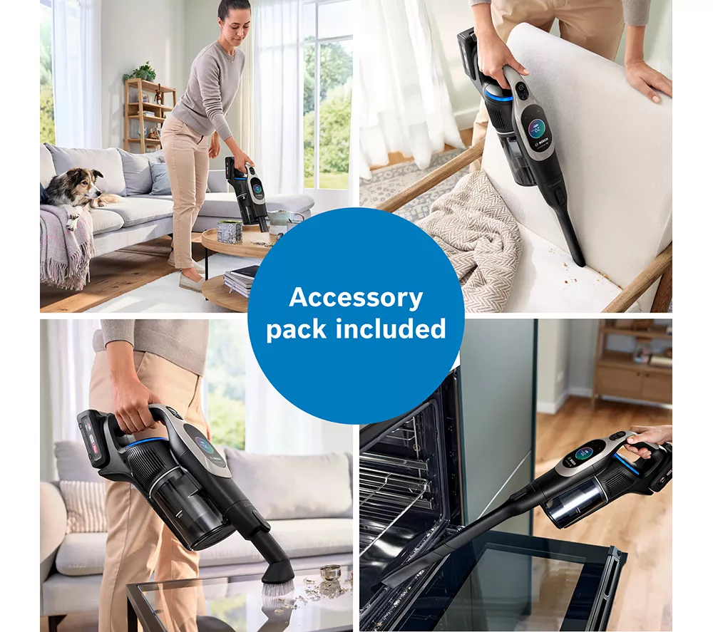 BOSCH Unlimited 10 BBS1041GGB Cordless Vacuum Cleaner - Greige