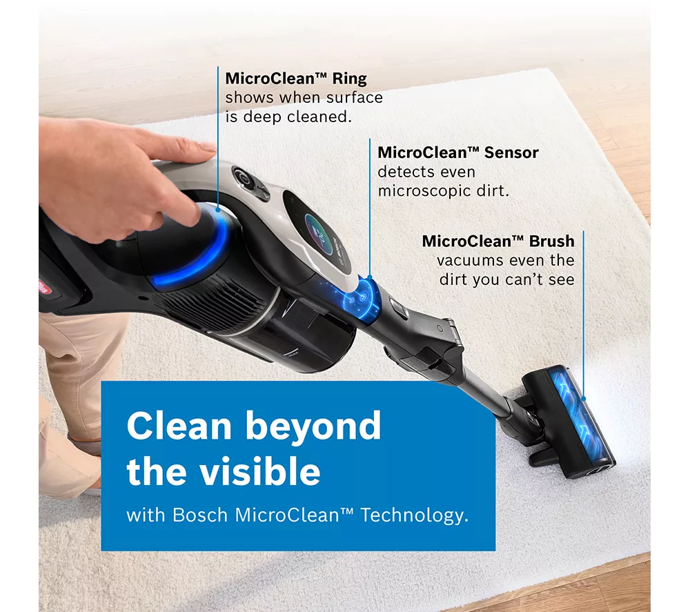 BOSCH Unlimited 10 BBS1041GGB Cordless Vacuum Cleaner - Greige