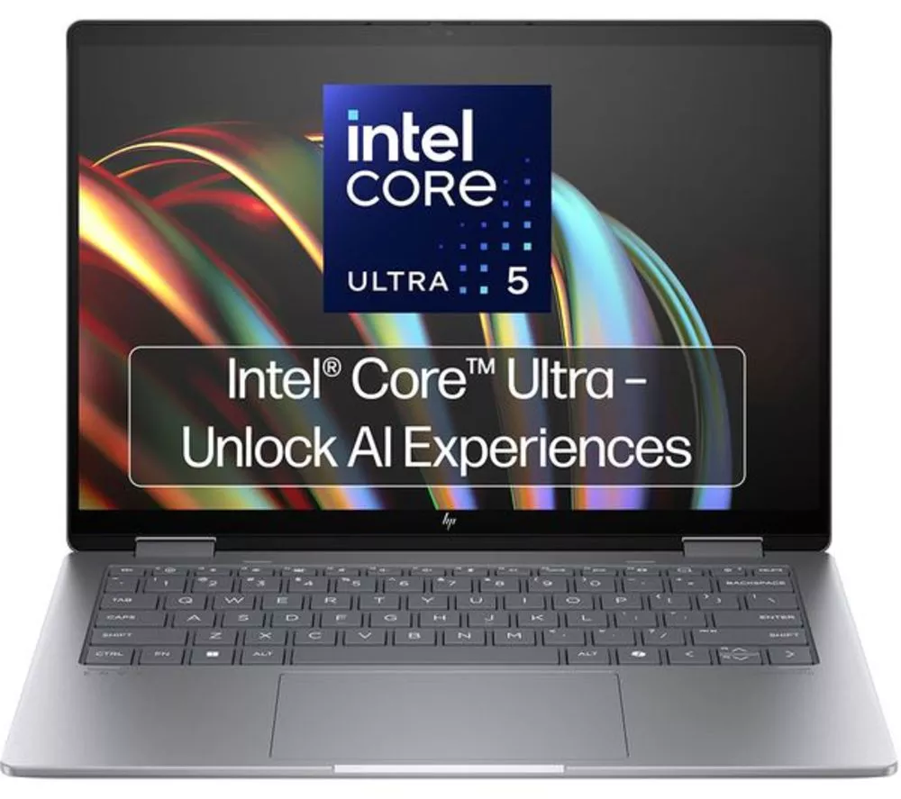 HP ENVY x360 14-fc0501na 14" 2 in 1 Refurbished Laptop - Intel® Core™ Ultra 5, 512 GB SSD, Silver (Very Good Condition)