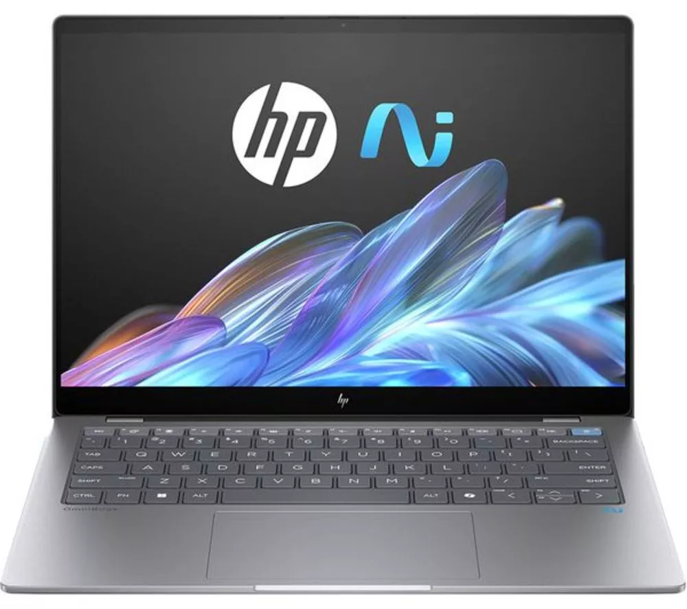 HP OmniBook X 14" Refurbished Laptop, Copilot+ PC - Snapdragon X Elite, 1 TB SSD, Silver (Very Good Condition)