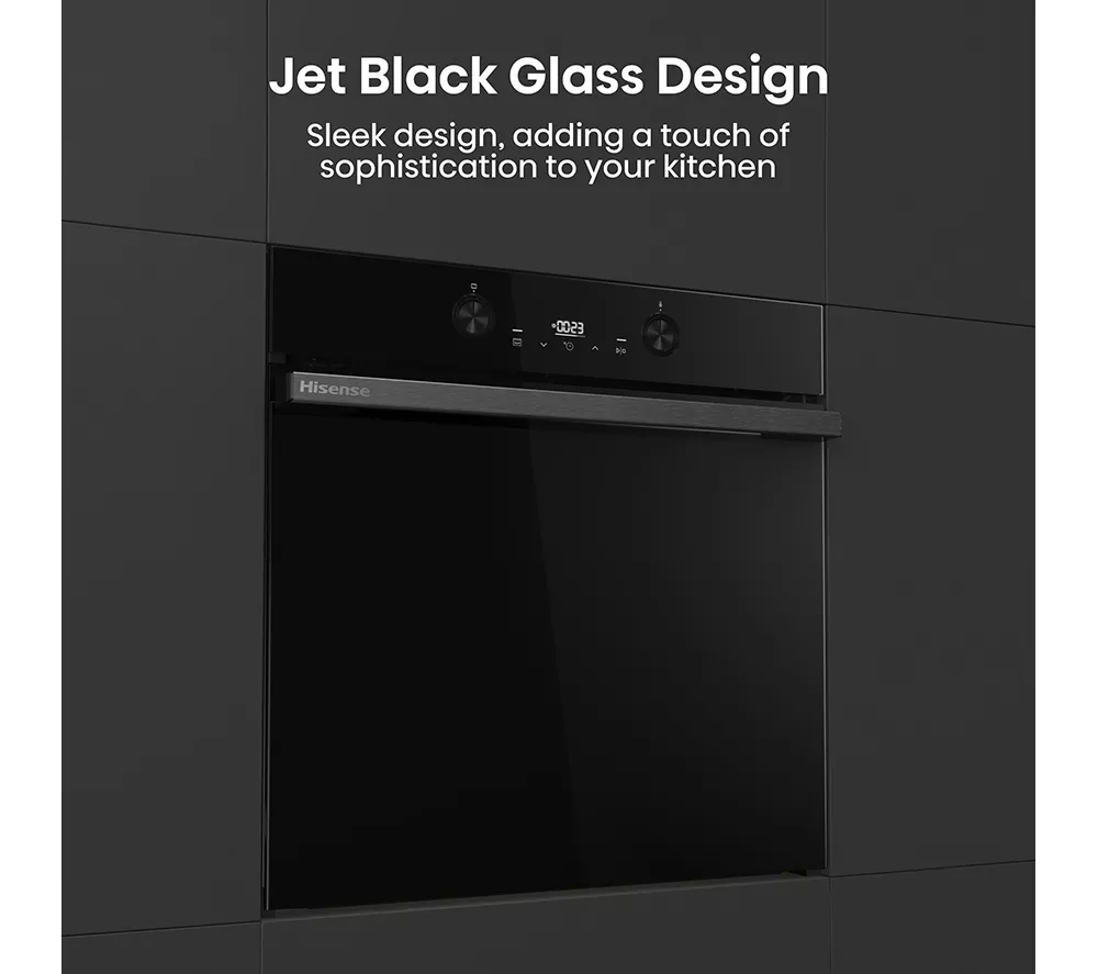 HISENSE Hi4 BlackLine BI64221PDBG Electric Pyrolytic Oven - Jet Black