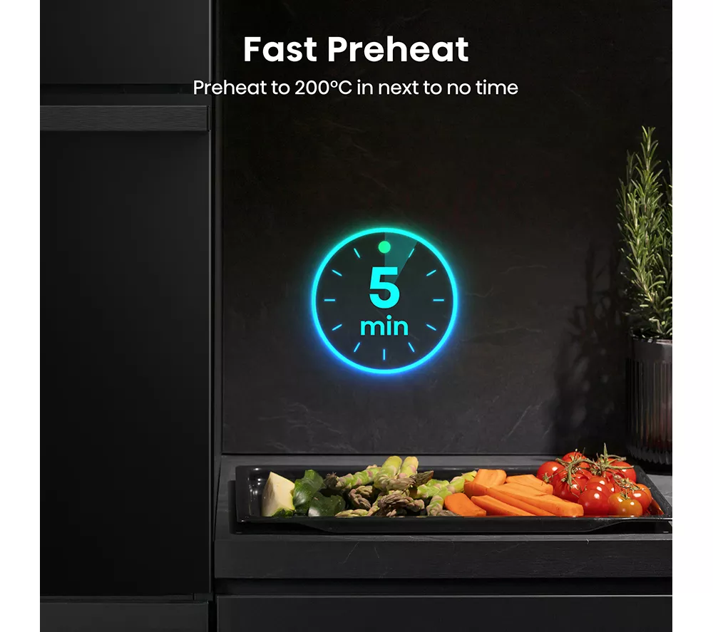HISENSE Hi4 BlackLine BI64221PDBG Electric Pyrolytic Oven - Jet Black