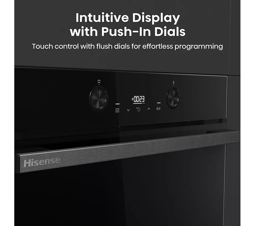 HISENSE Hi4 BlackLine BI64221PDBG Electric Pyrolytic Oven - Jet Black