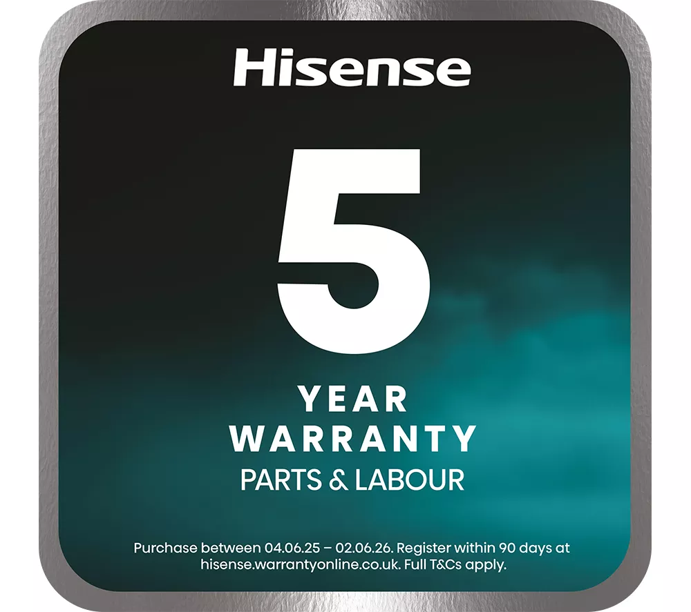 HISENSE Hi8 BlackLine BAS6PH8BUKWF Electric Pyrolytic Steam Smart Oven - Jet Black
