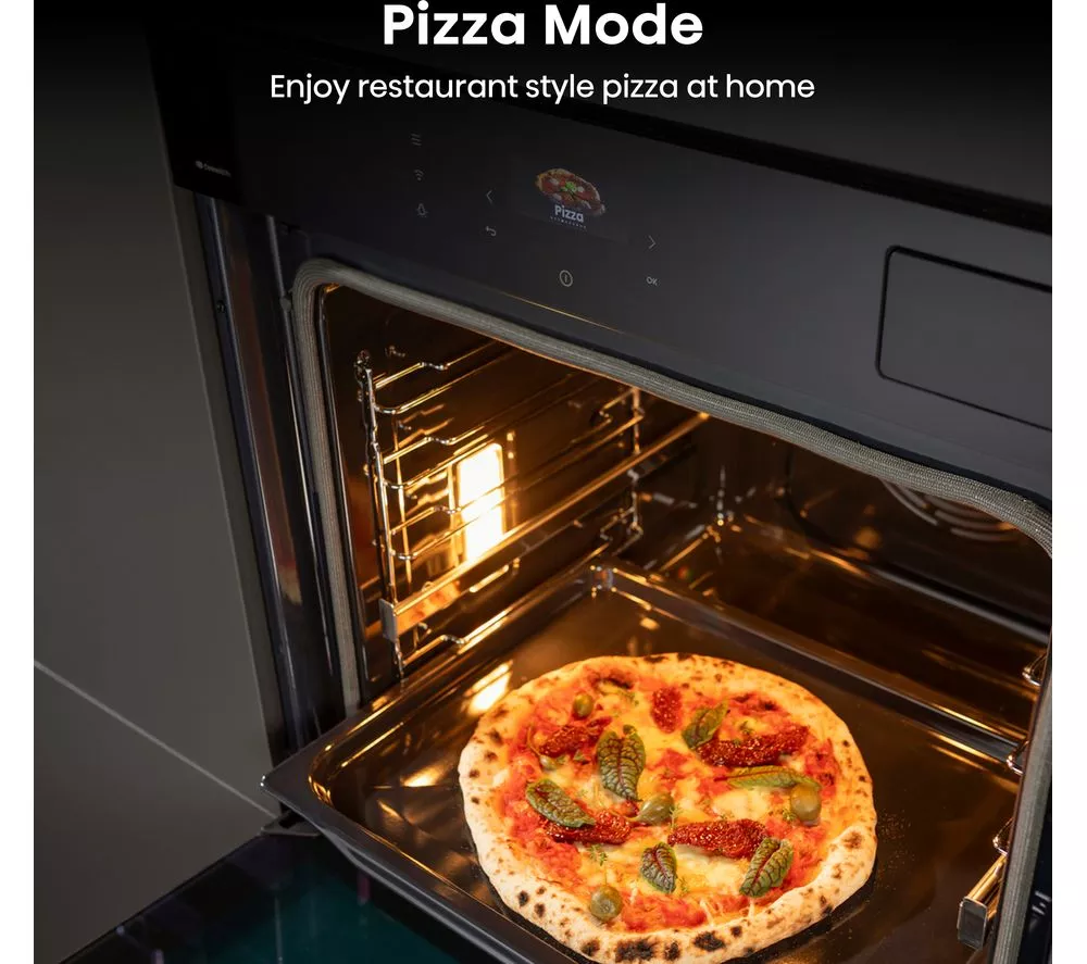 HISENSE Hi8 BlackLine BAS6PH8BUKWF Electric Pyrolytic Steam Smart Oven - Jet Black