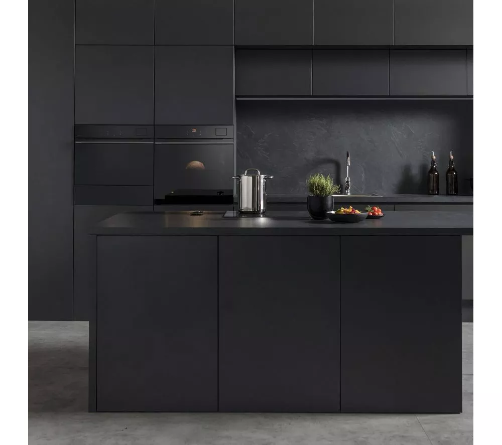 HISENSE Hi8 BlackLine BAS6PH8BUKWF Electric Pyrolytic Steam Smart Oven - Jet Black