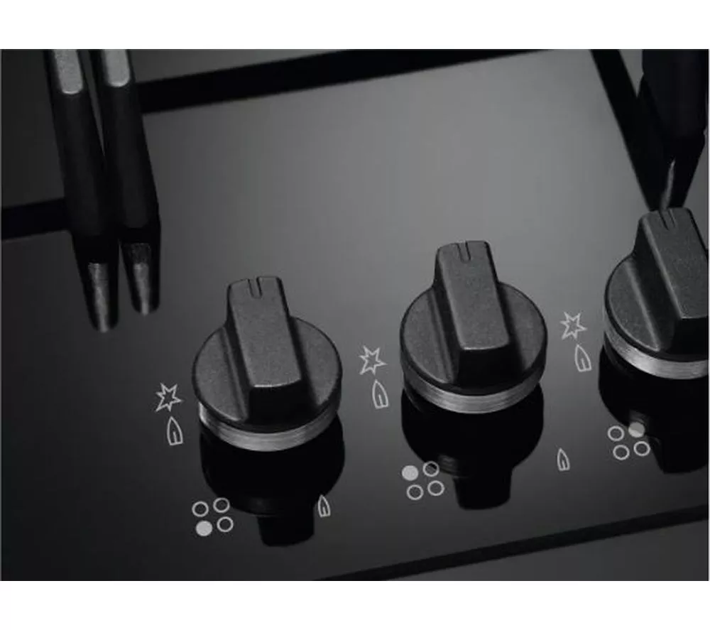 AEG 6000 Series HKB75820NB 74 cm Gas Hob - Black