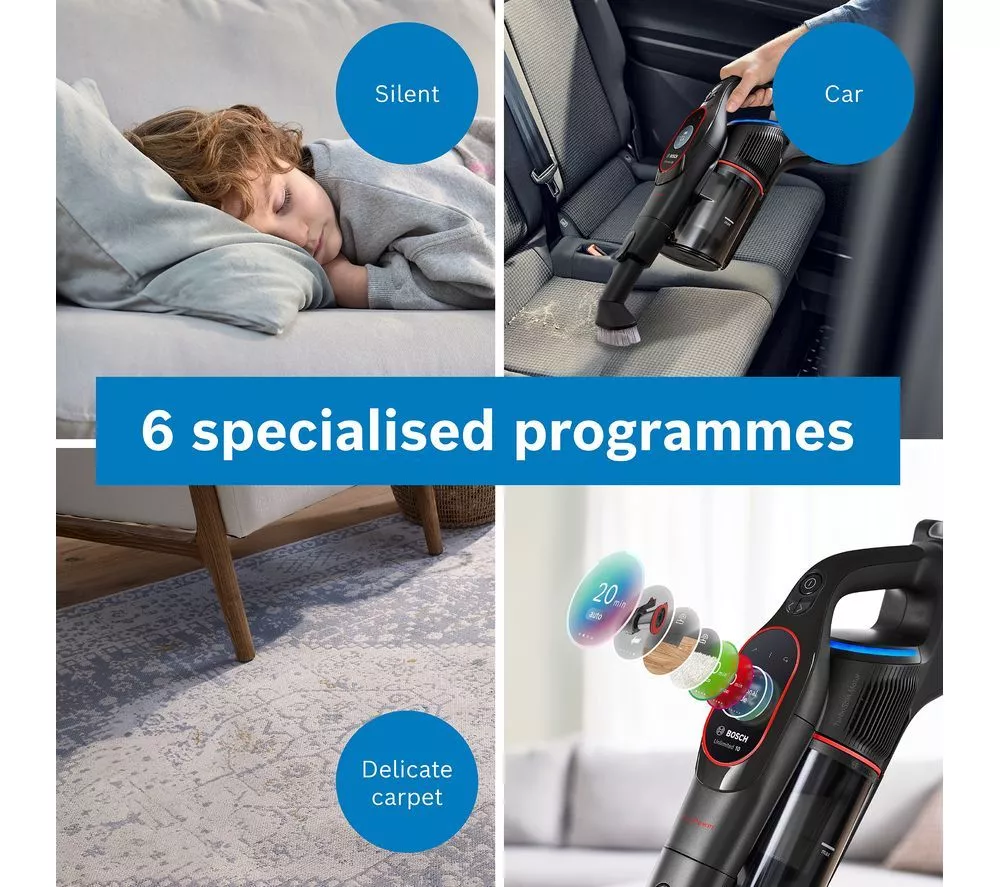 BOSCH Unlimited 10 BCS1051GB Cordless Vacuum Cleaner - Black
