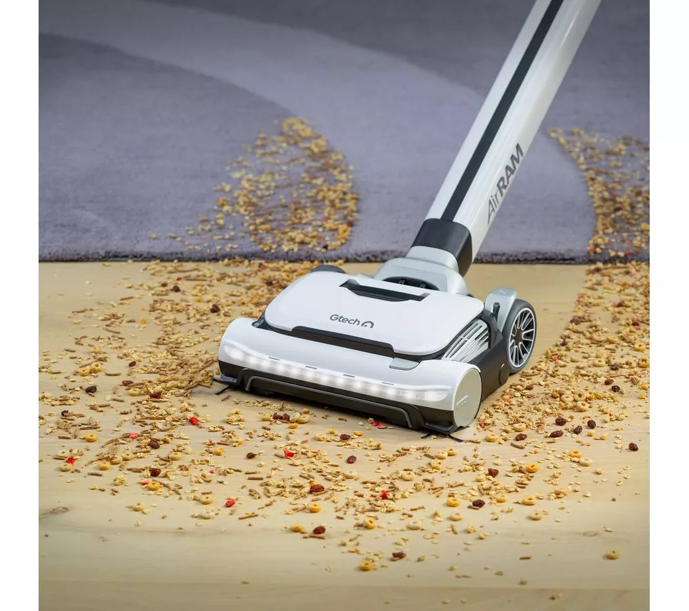 GTECH AirRAM 3 Dual Edge-Clean Cordless Vacuum Cleaner – Black & White