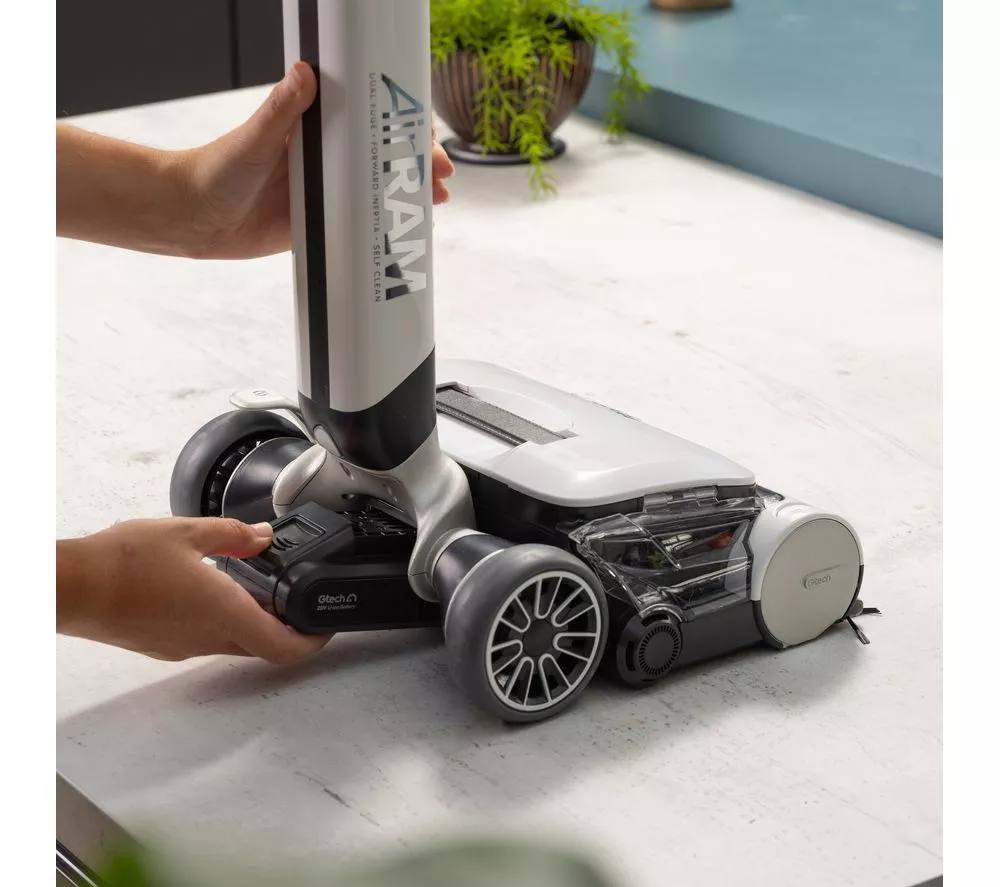 GTECH AirRAM 3 Dual Edge-Clean Cordless Vacuum Cleaner – Black & White