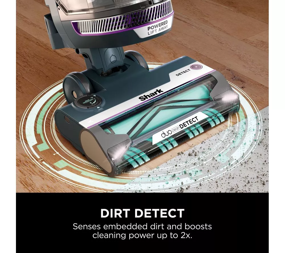 SHARK PowerDetect Powered Lift-Away Pet AZ3900UKT Upright Bagless Vacuum Cleaner - Dark Teal