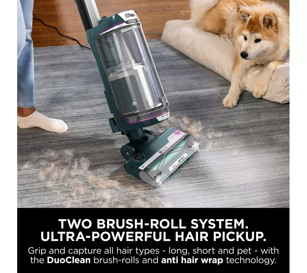 SHARK PowerDetect Powered Lift-Away Pet AZ3900UKT Upright Bagless Vacuum Cleaner - Dark Teal