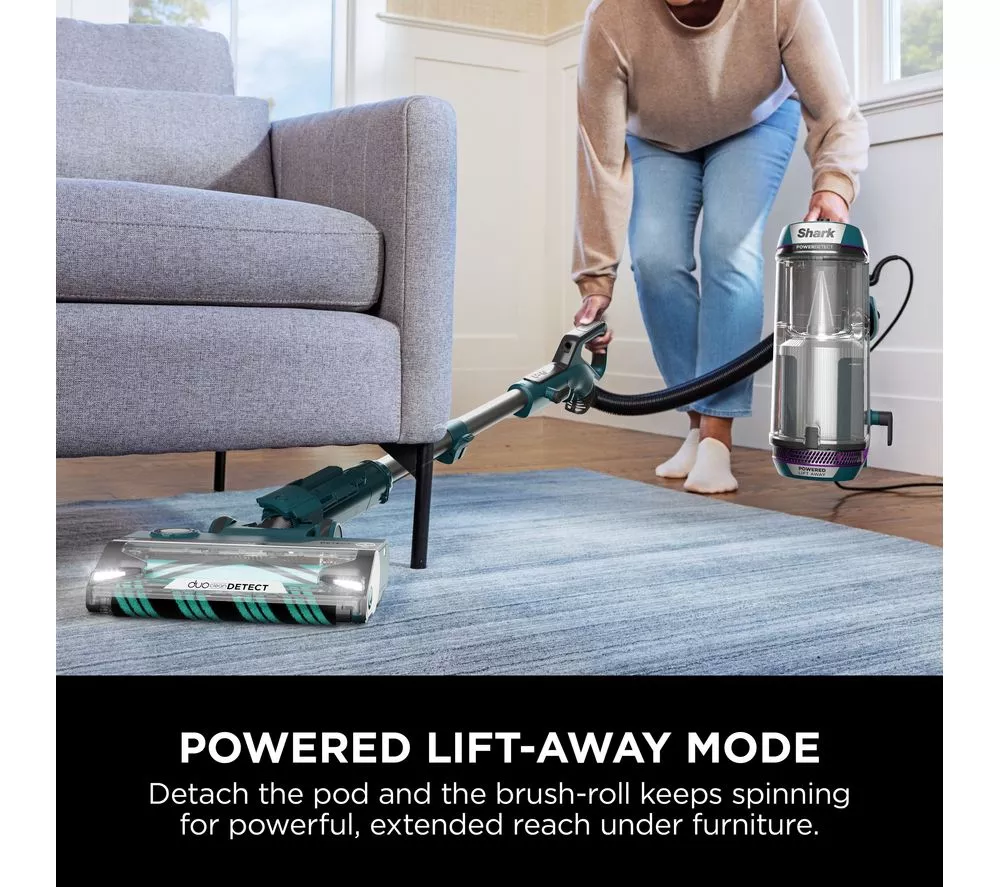 SHARK PowerDetect Powered Lift-Away Pet AZ3900UKT Upright Bagless Vacuum Cleaner - Dark Teal