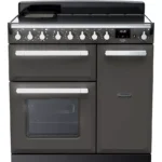 RANGEMASTER Estel Deluxe ESDL90EIPSLT/CM1 90 cm Electric Induction Range Cooker - Slate & Chrome