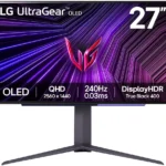 LG UltraGear 27GS95QE-B.AEK Quad HD 27" OLED Gaming Monitor - Grey