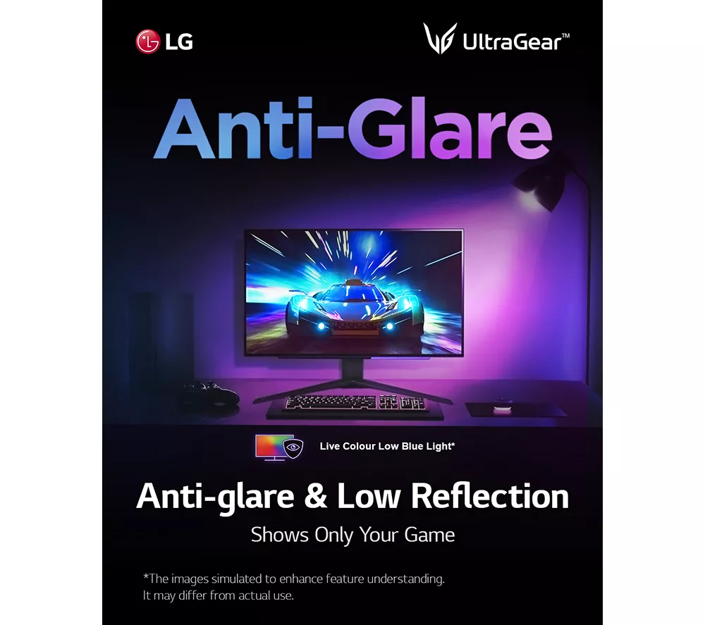 LG UltraGear 27GS95QE-B.AEK Quad HD 27" OLED Gaming Monitor - Grey