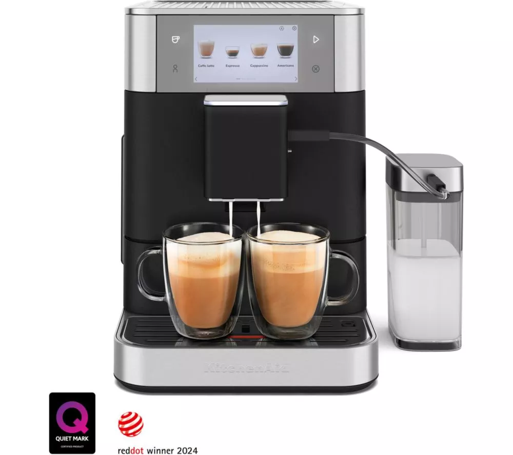 KITCHENAID KF8 5KES8558BBK Bean to Cup Coffee Machine - Cast Iron Black