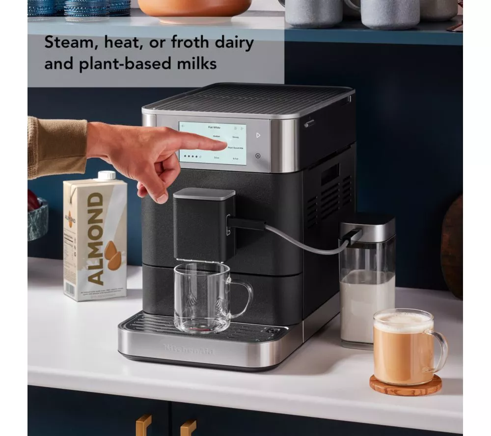 KITCHENAID KF8 5KES8558BBK Bean to Cup Coffee Machine - Cast Iron Black
