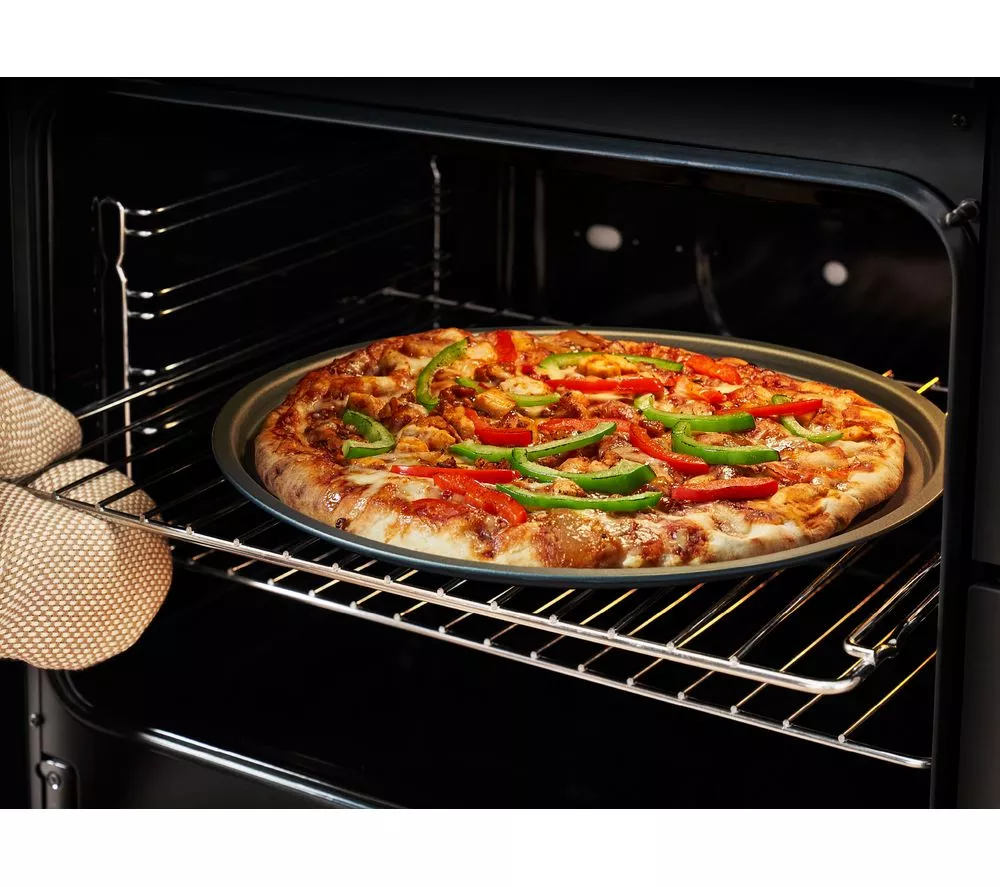BELLING Cookcentre 100DF Dual Fuel Range Cooker - Stainless Steel & Chrome