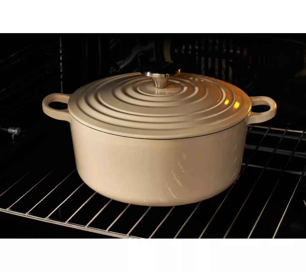 BELLING Cookcentre 90DF Dual Fuel Range Cooker - Stainless Steel & Chrome