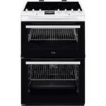 AEG 6000 SteamBake CCX6740ACW 60 cm Electric Ceramic Cooker - White