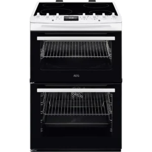 AEG 6000 SteamBake CCX6740ACW 60 cm Electric Ceramic Cooker - White