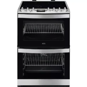 AEG 6000 SteamBake CCS6742ACM 60 cm Electric Ceramic Cooker - Stainless Steel