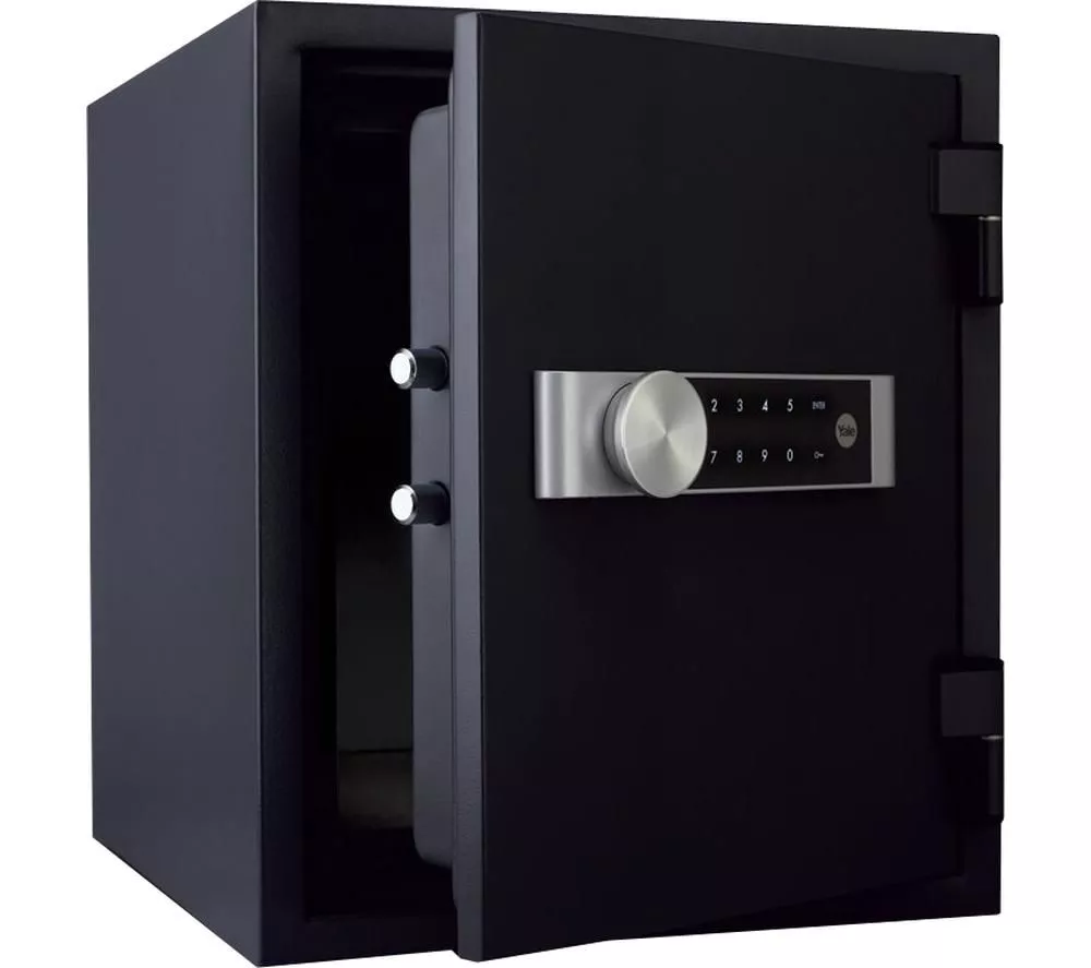 YALE Fire Safe Electronic Storage Locker - Large, Grey