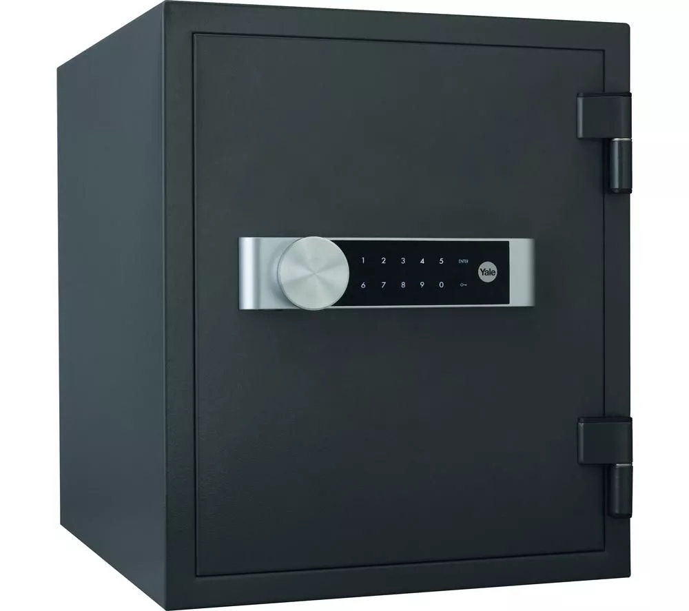 YALE Fire Safe Electronic Storage Locker - Large, Grey