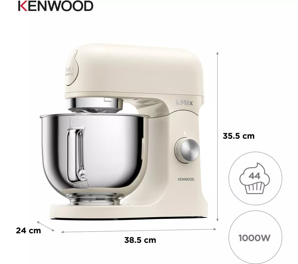 KENWOOD kMix KMX751ACR Stand Mixer - Cream