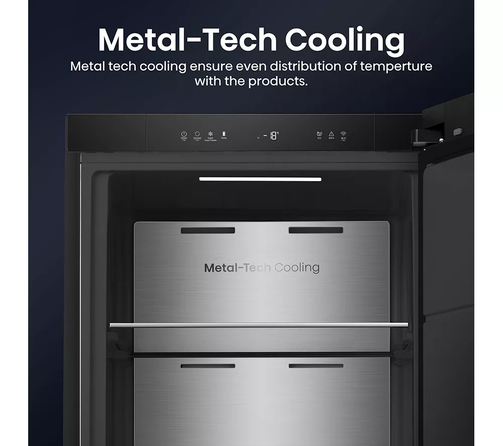 HISENSE KitchenFit FT5K310GSFC Tall Freezer - Black
