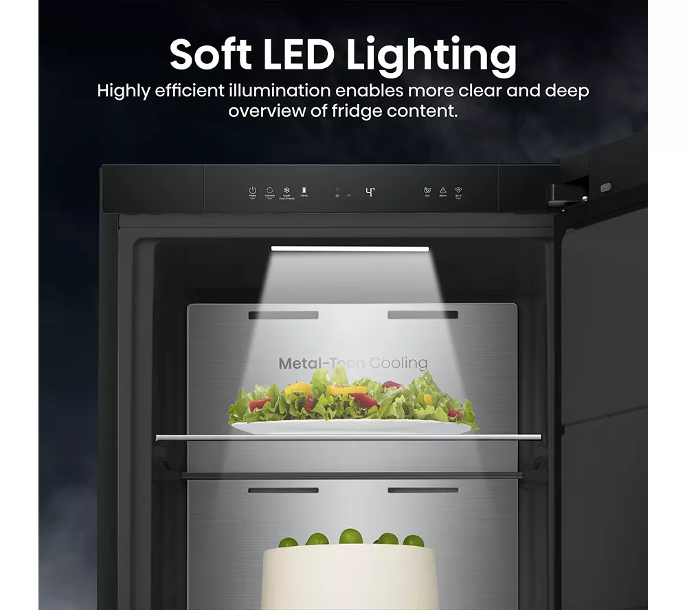HISENSE KitchenFit FT5K310GSFC Tall Freezer - Black
