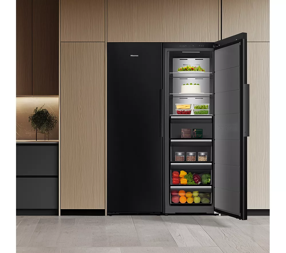 HISENSE KitchenFit FT5K310GSFC Tall Freezer - Black