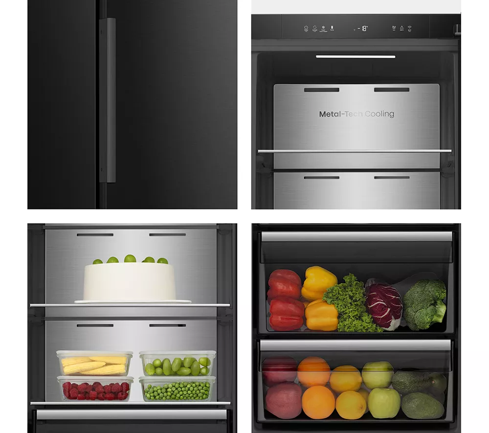 HISENSE KitchenFit FT5K310GSFC Tall Freezer - Black