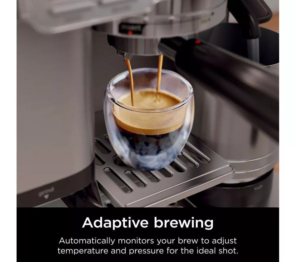 NINJA Luxe Cafe Pro Series ES701UK Bean to Cup Coffee Machine - Silver & Stainless Steel