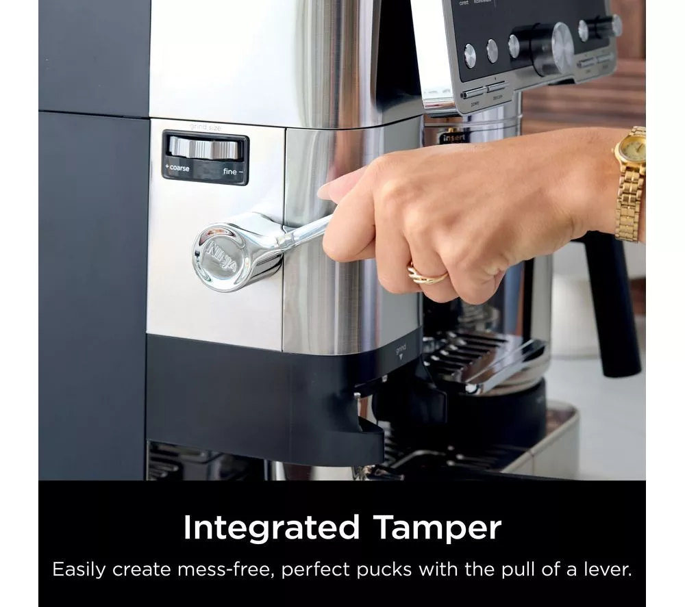 NINJA Luxe Cafe Pro Series ES701UK Bean to Cup Coffee Machine - Silver & Stainless Steel