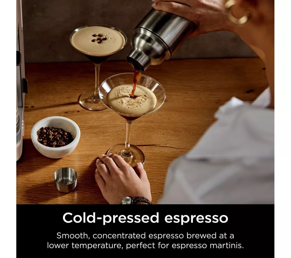 NINJA Luxe Cafe Pro Series ES701UK Bean to Cup Coffee Machine - Silver & Stainless Steel