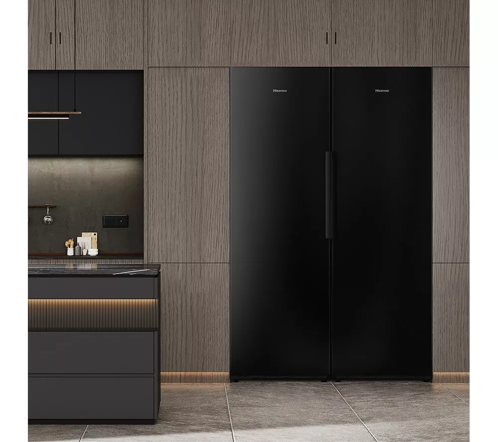 HISENSE KitchenFit RL5K370GSFC Tall Fridge - Black