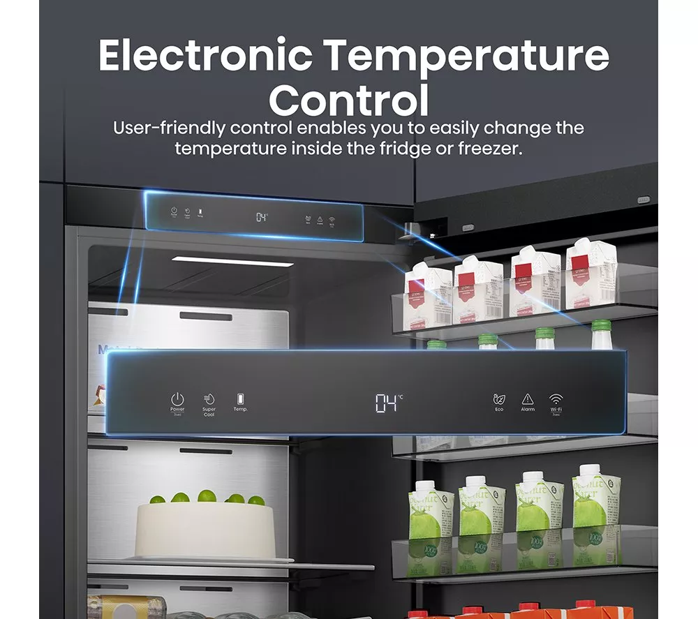 HISENSE KitchenFit RL5K370GSFC Tall Fridge - Black