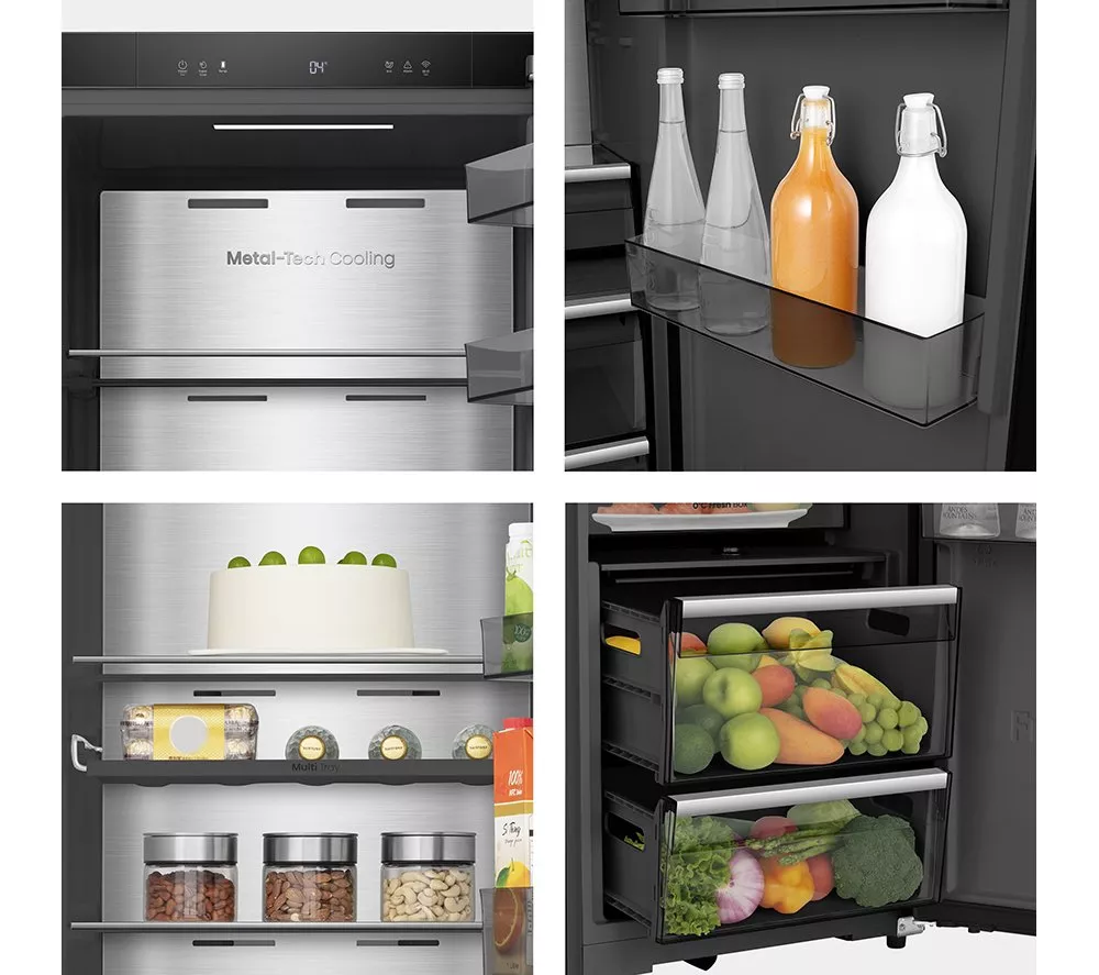 HISENSE KitchenFit RL5K370GSFC Tall Fridge - Black